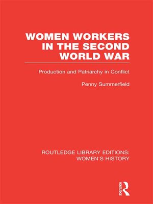 cover image of Women Workers in the Second World War